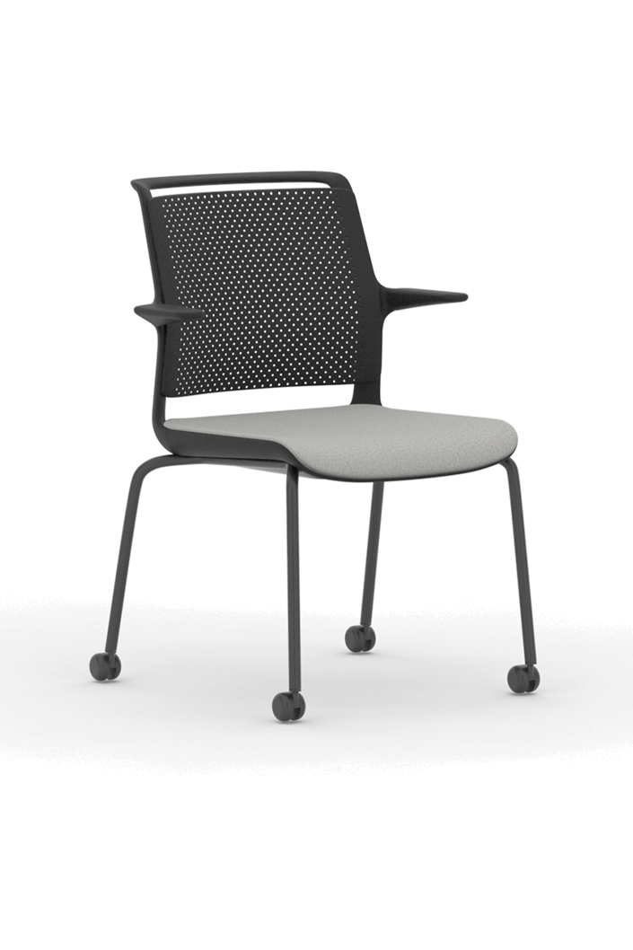 ADL12AC / 4 Leg Frame Chair with Casters