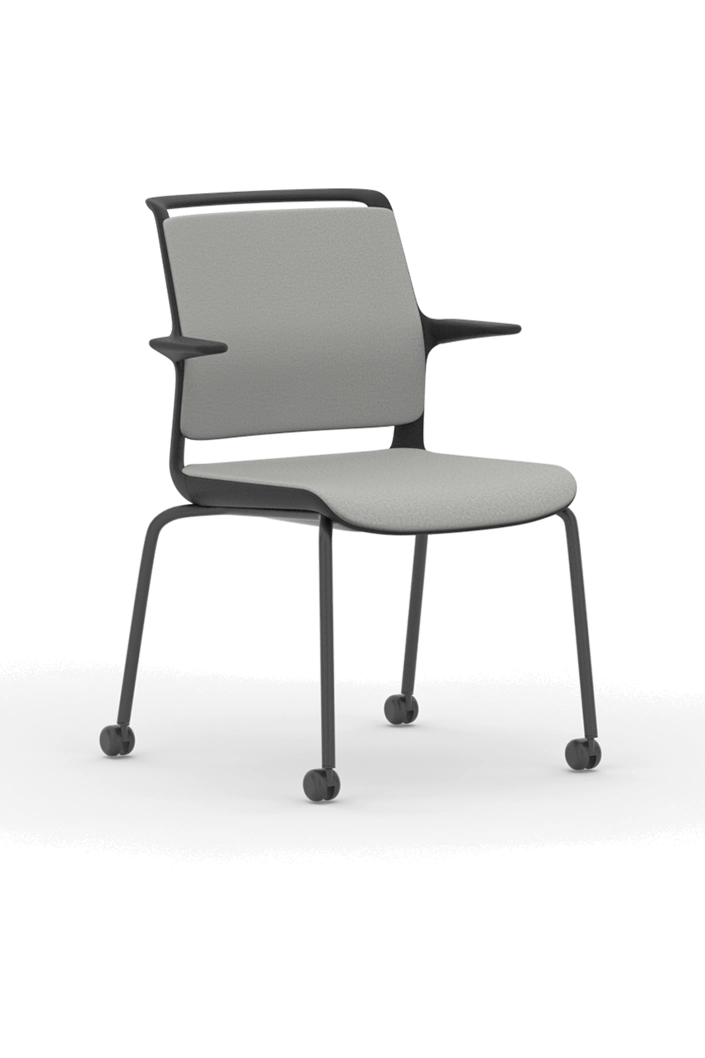 ADL7AC / 4 Leg Frame Chair with Casters