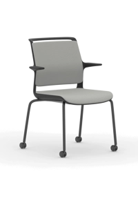 4 Leg Frame Chair with Casters / ADL7AC
