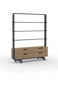Shelf Unit with Drawer Storage Unit / AW7865SH3DW4