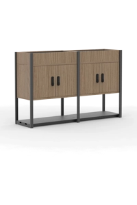 Desk End Config 3 / FD62DE4L2PT