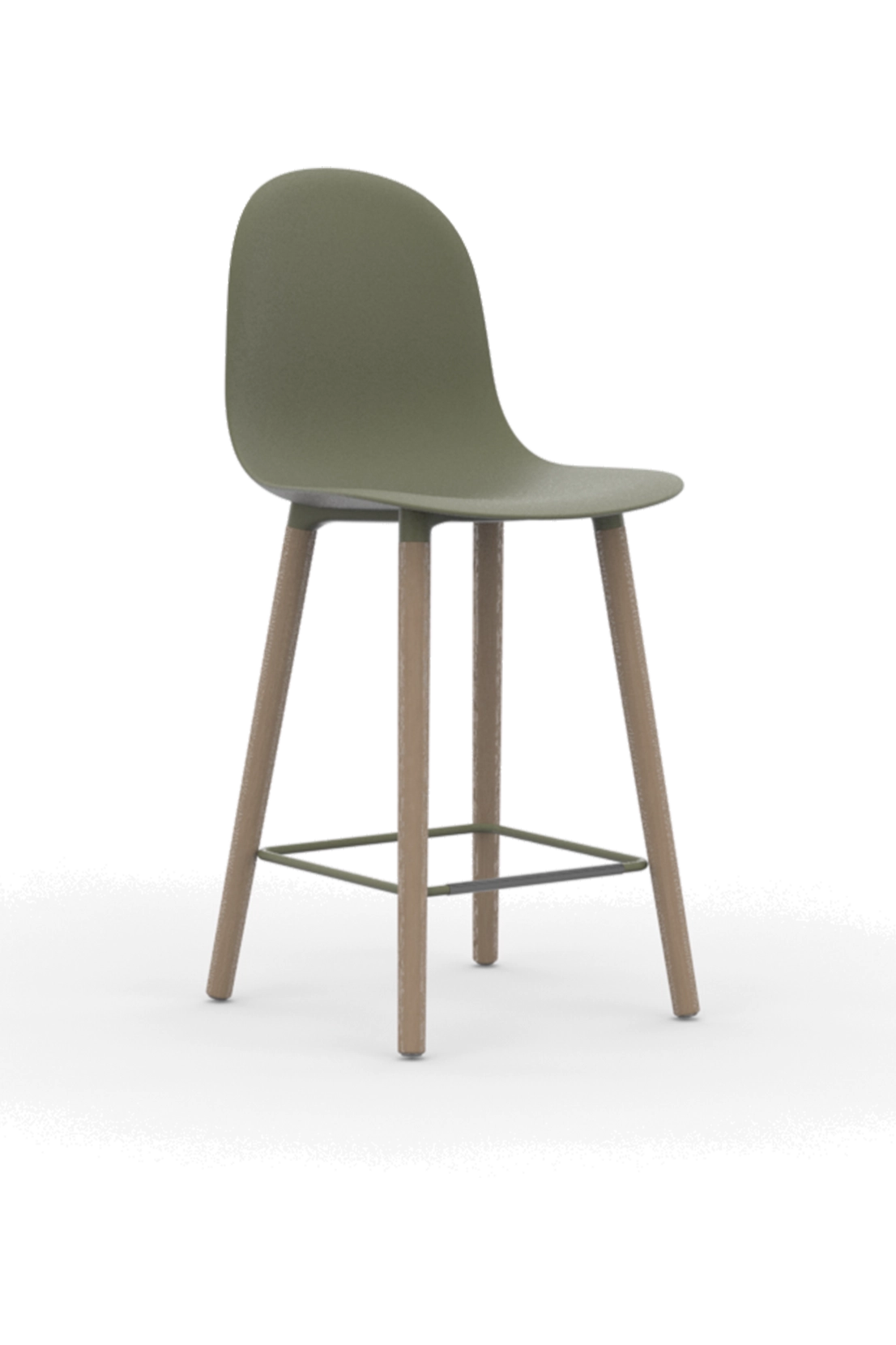 KIN603CH / High Back Counter Height Stool